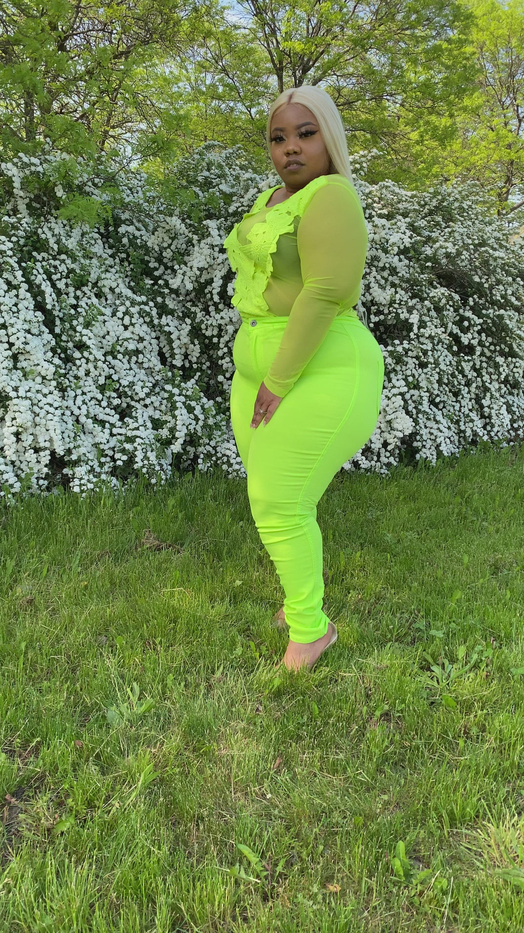 Dior Pants (neon Green)