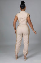 Load image into Gallery viewer, Tan Waiting Jumpsuit
