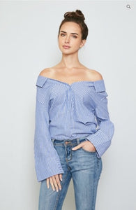 Stripe Bow Back