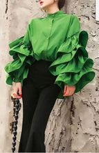 Load image into Gallery viewer, Bow Down Top (color Kelly green )
