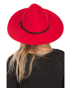 Wide brim Fedora