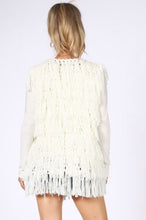Load image into Gallery viewer, Ivory Fringe Vest
