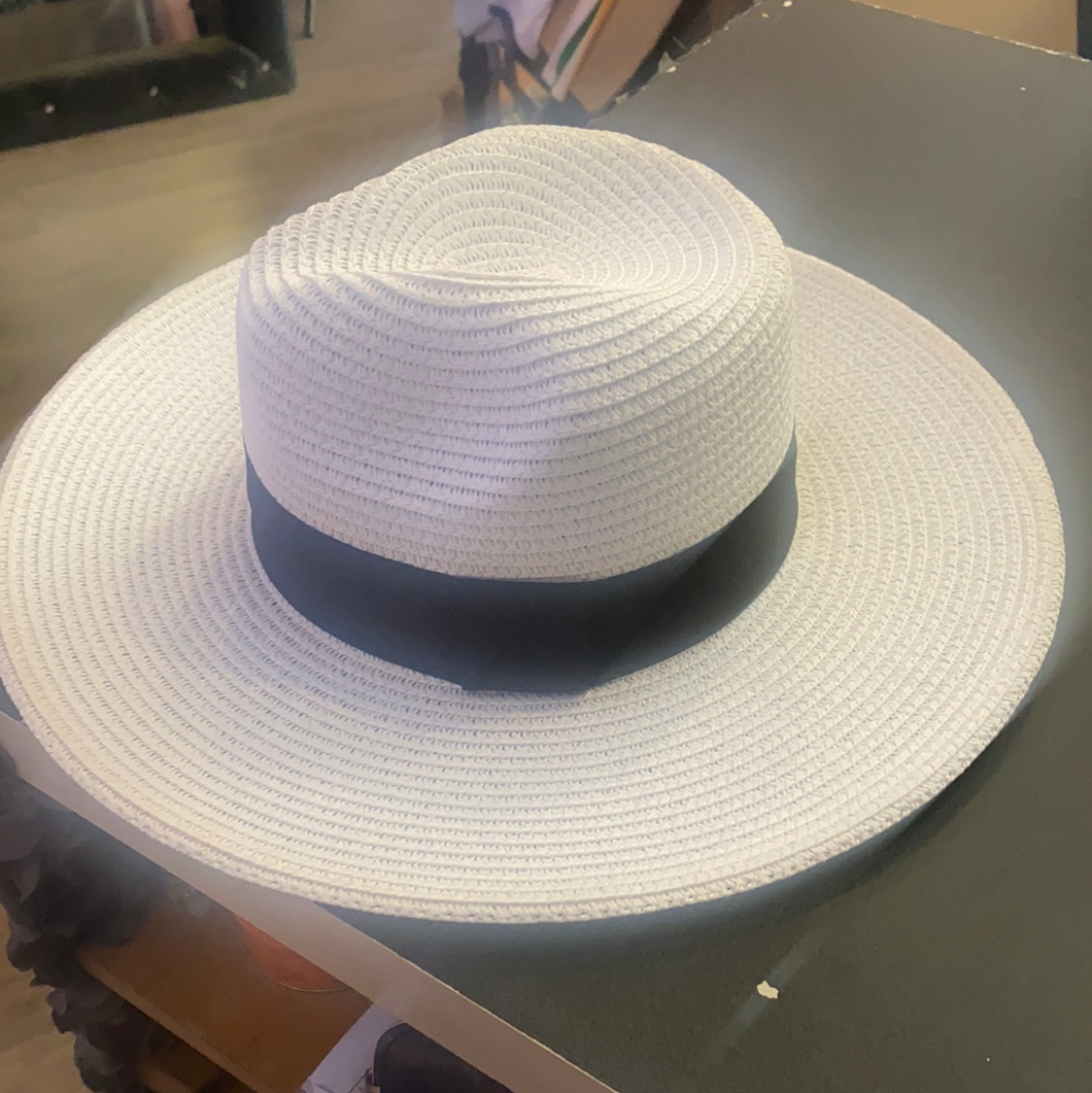 White straw hat