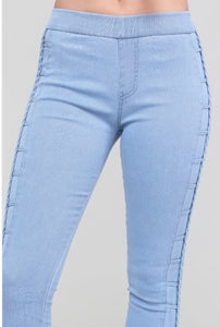 Braided jeggings