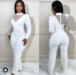 Blk Laced Jumpsuit
