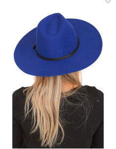 Wide brim Fedora