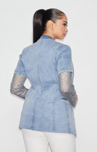 Load image into Gallery viewer, Stoned Denim Blazer
