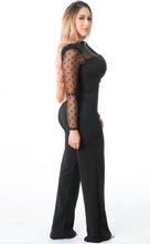 Load image into Gallery viewer, Blk Laced Jumpsuit
