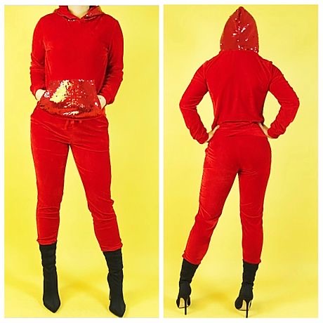 Sequins Set (Red)