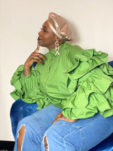 Load image into Gallery viewer, Bow Down Top (color Kelly green )
