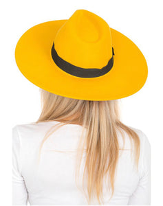 Wide brim Fedora